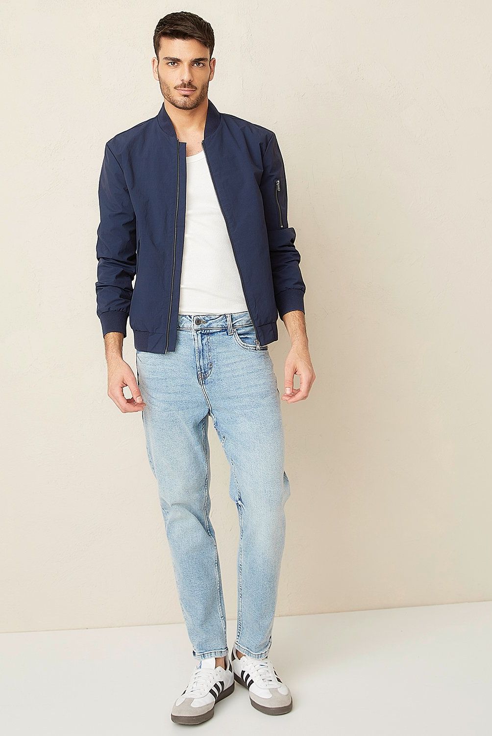 BASEMENT - Jeans Slim Cropped Basement Hombre