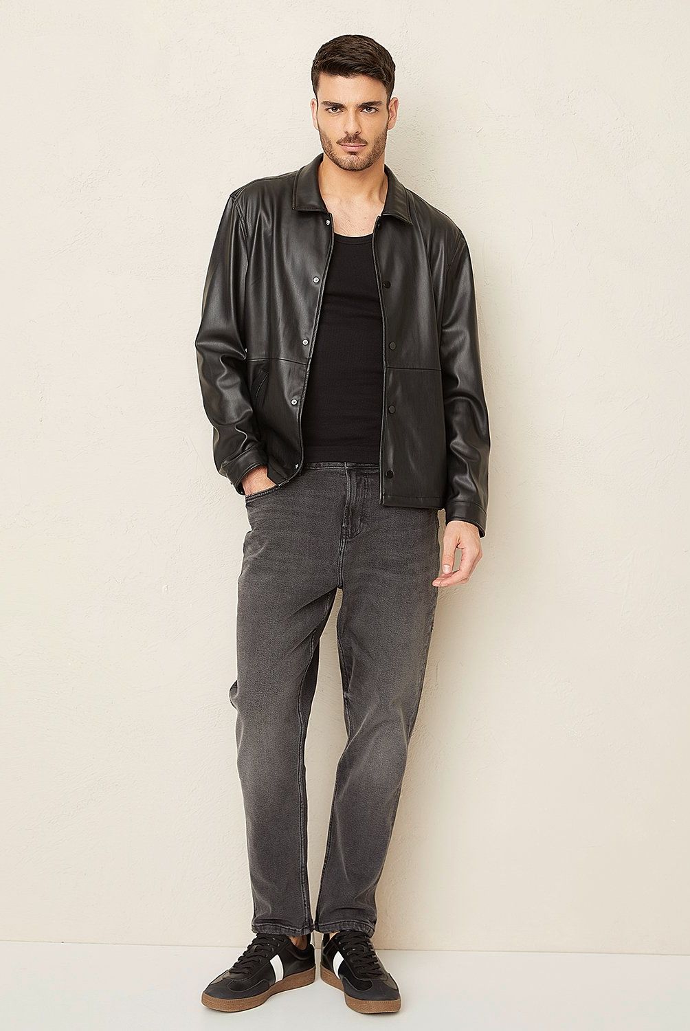 BASEMENT - Jeans Slim Cropped Basement Hombre