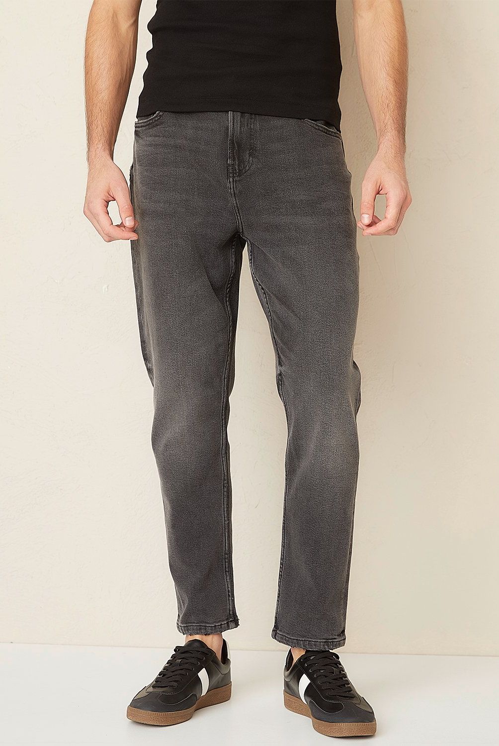 BASEMENT - Jeans Slim Cropped Basement Hombre