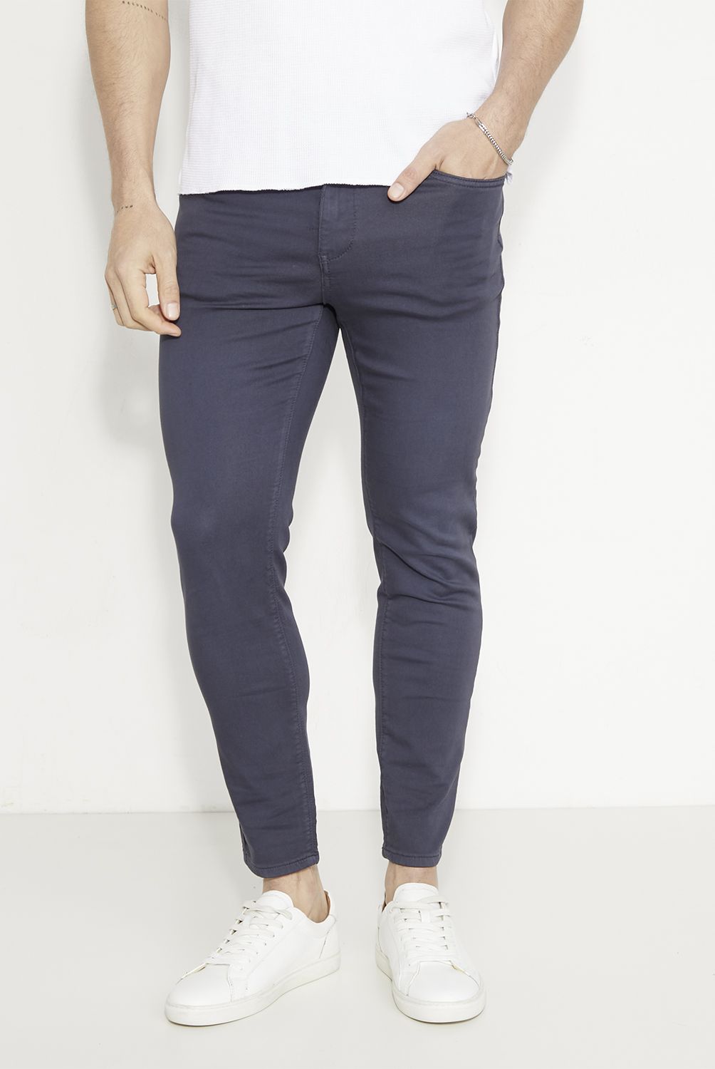 MOSSIMO - Jeans 5 Bolsillos Skinny Fit Algodón Hombre Mossimo