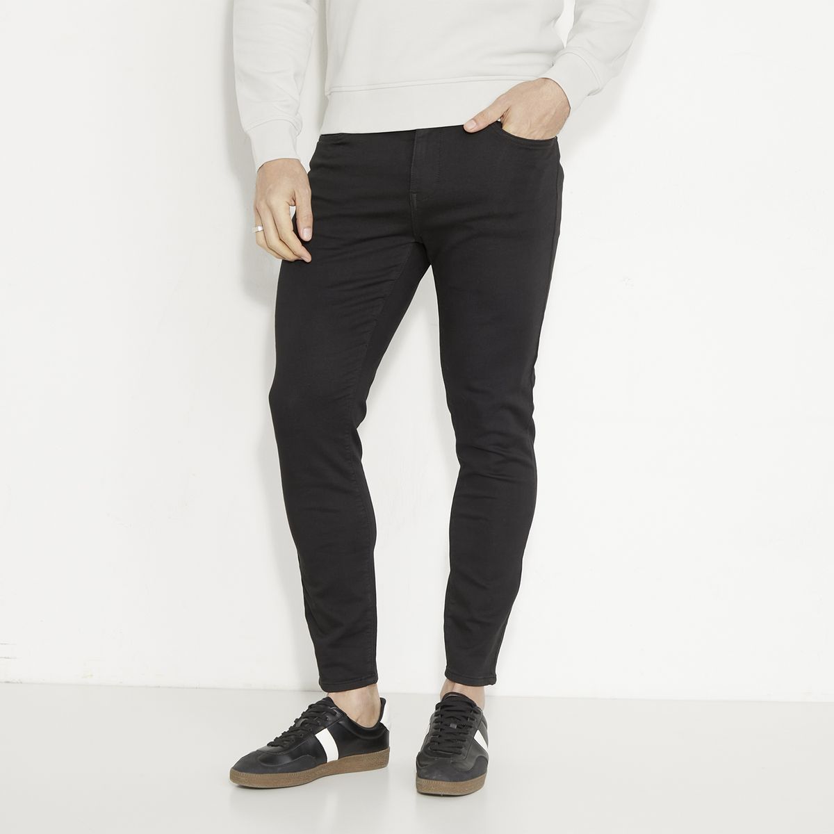 MOSSIMO - Jeans 5 Bolsillos Skinny Fit Algodón Hombre Mossimo