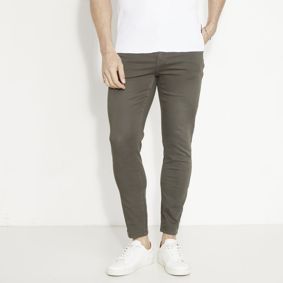 MOSSIMO - Jeans 5 Bolsillos Skinny Fit Algodón Hombre Mossimo