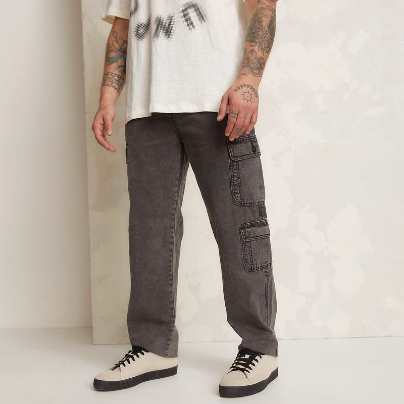 AMERICANINO - Pantalón Americanino Cargo Straight Fit Hombre Algodón