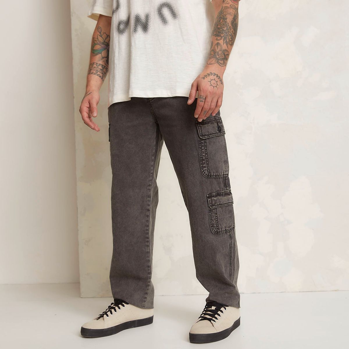 AMERICANINO - Pantalón Americanino Cargo Straight Fit Hombre Algodón