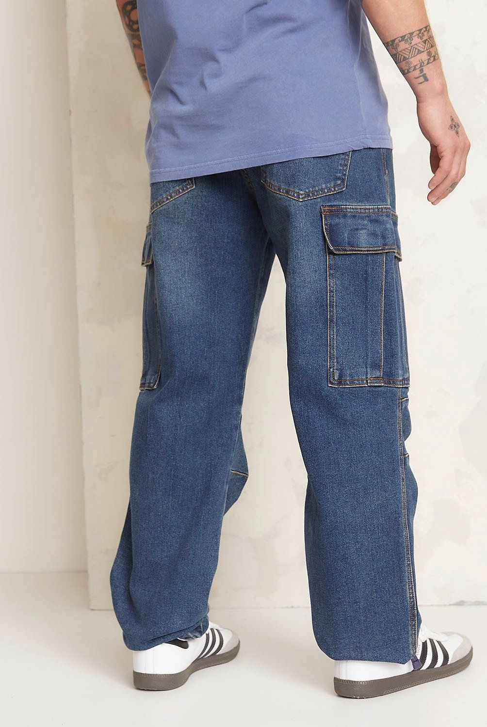 AMERICANINO - Jeans Cargo Algodón Hombre Americanino