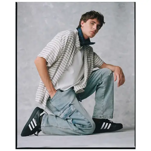AMERICANINO - Jeans Cargo Algodón Hombre Multipocket