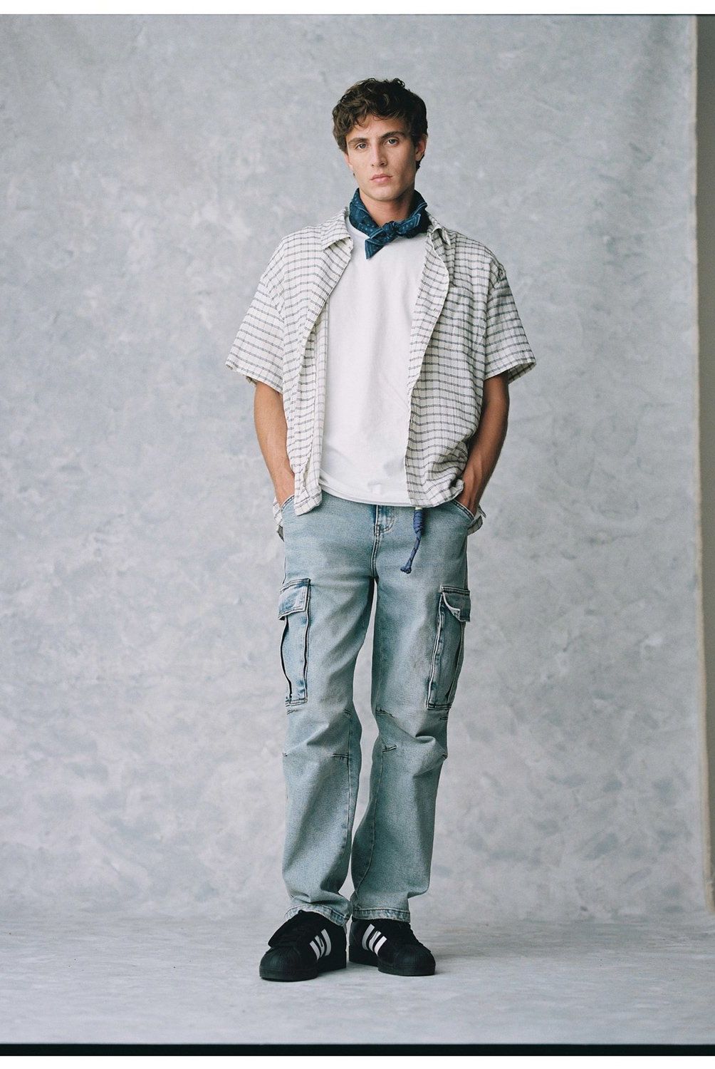 AMERICANINO - Jeans Cargo Algodón Hombre Americanino