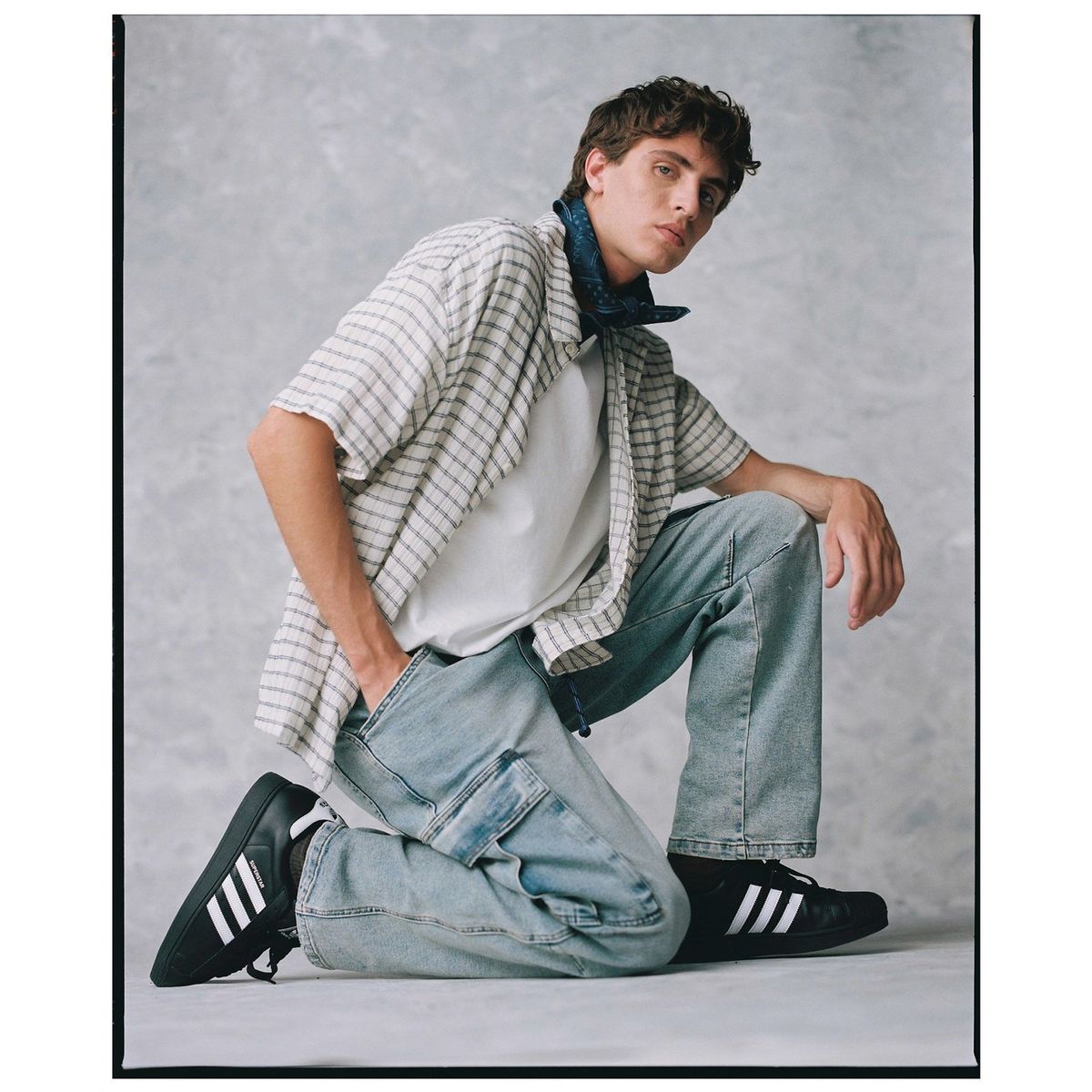 AMERICANINO - Jeans Cargo Americanino Algodón Hombre Multipocket