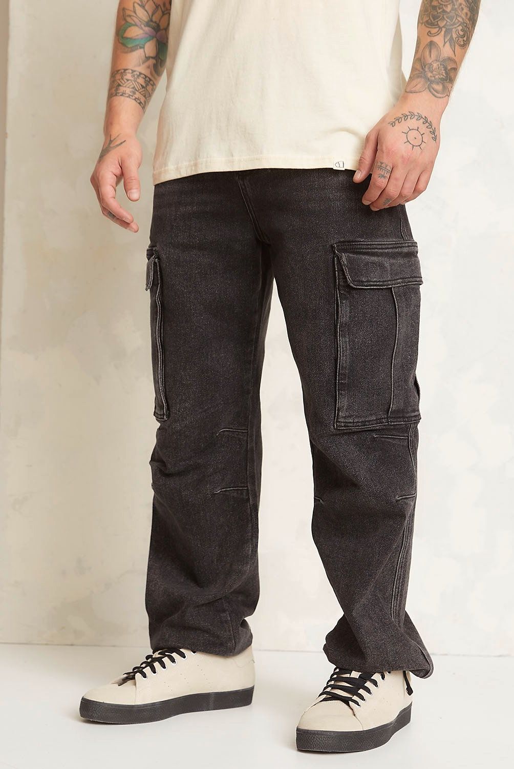 AMERICANINO - Jeans Cargo Americanino Algodón Hombre Multipocket