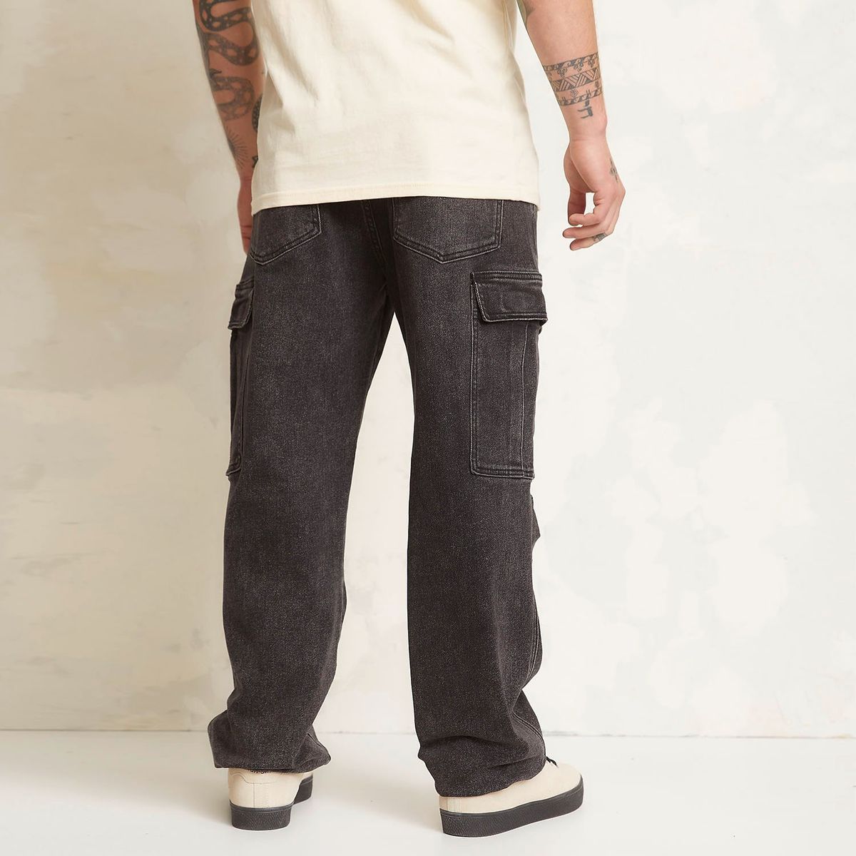 AMERICANINO - Jeans Cargo Americanino Algodón Hombre Multipocket