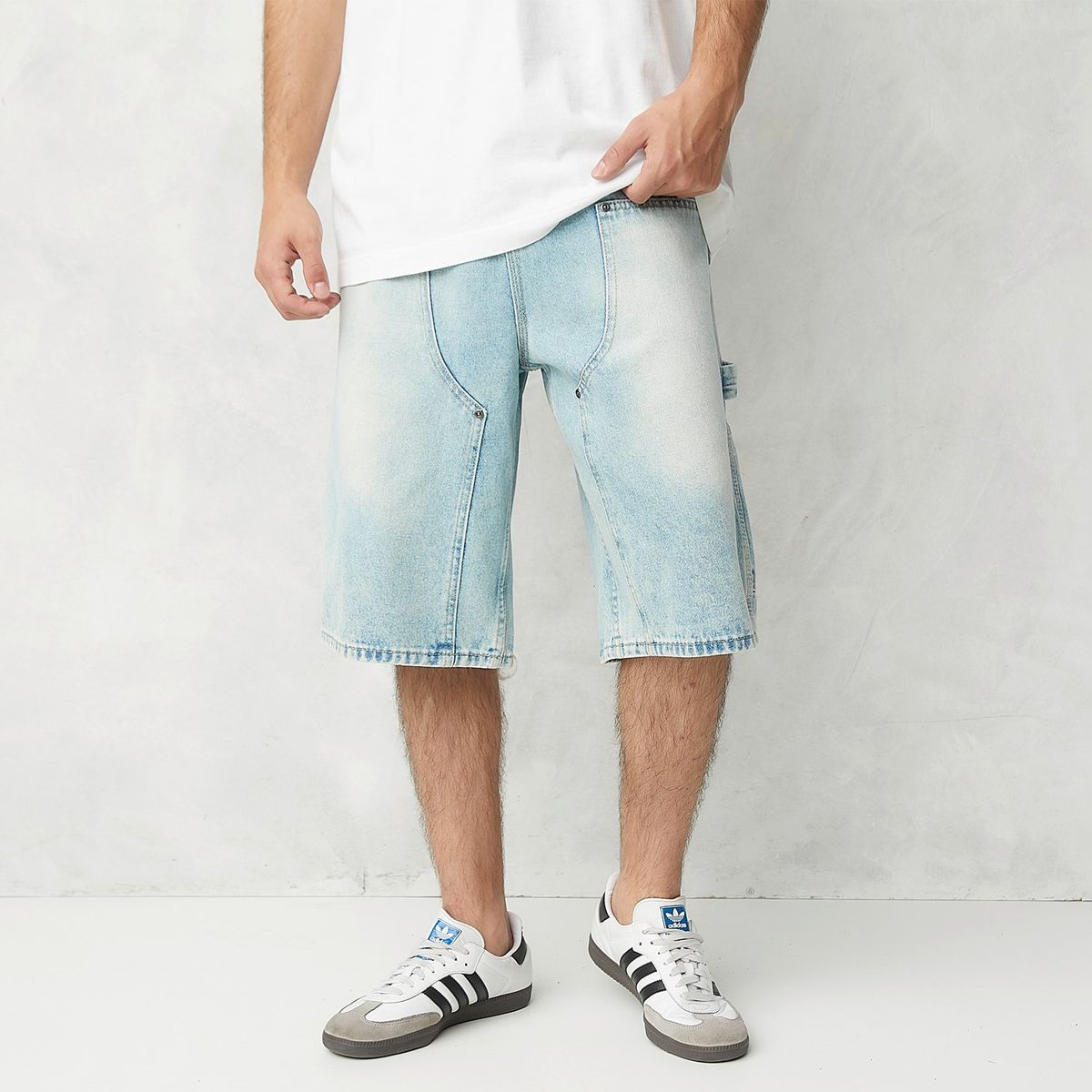 BEARCLIFF - Bermuda Denim Bearcliff Hombre Casual Algodón