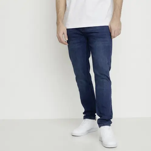 BEARCLIFF - Jeans Skinny Fit Hombre Algodón Tiro Regular