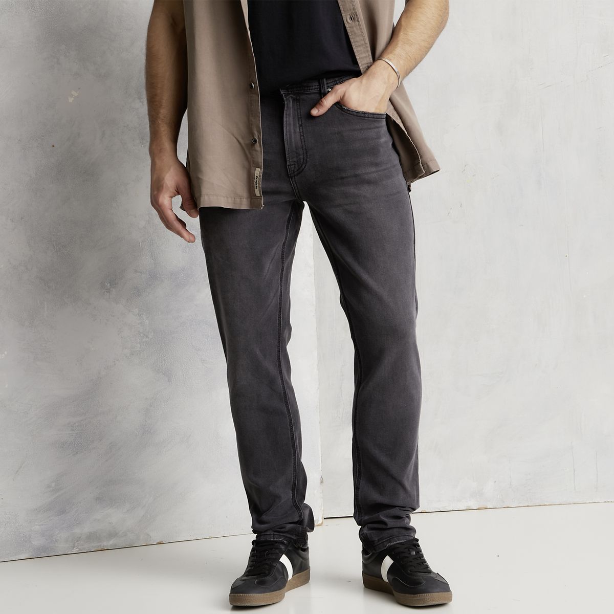 AMERICANINO - Jeans Slim Americanino Hombre Algodón Casual