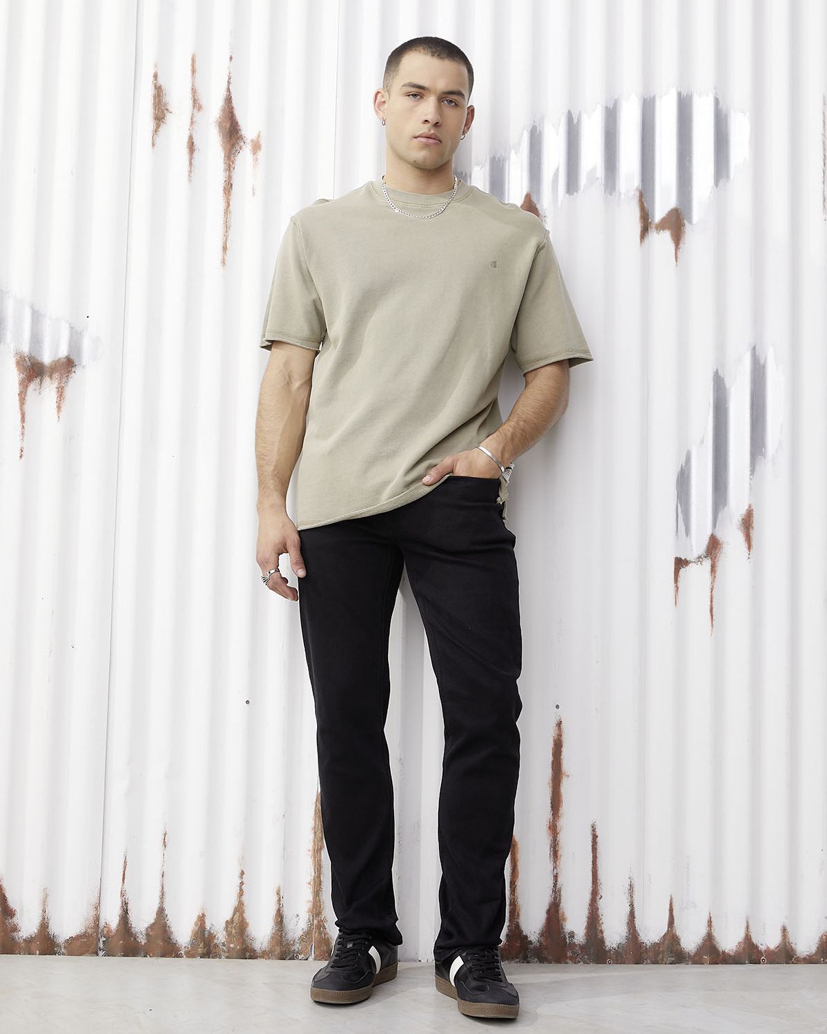 AMERICANINO Jeans Americanino Slim Fit Hombre Algodón Negro