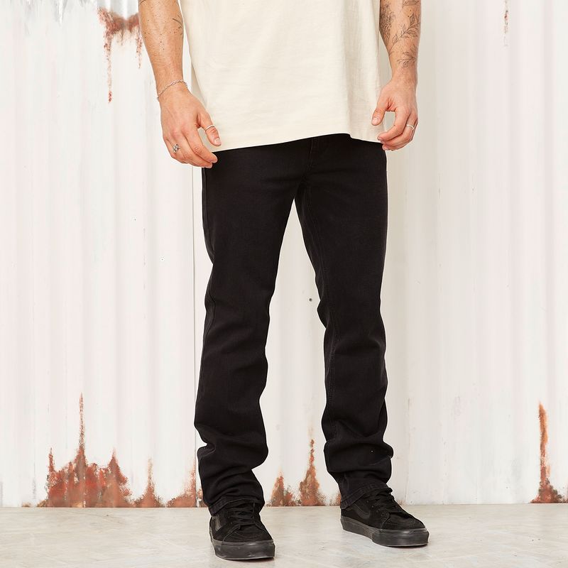 AMERICANINO - Jeans Americanino Slim Fit Hombre Algodón Negro