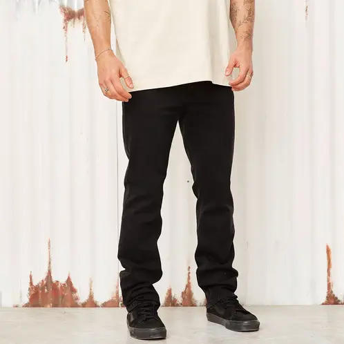 AMERICANINO - Jeans Slim Fit Hombre Algodón Negro