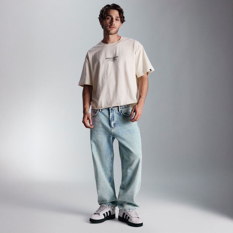 AMERICANINO - Jeans Baggy Americanino Algodón Hombre