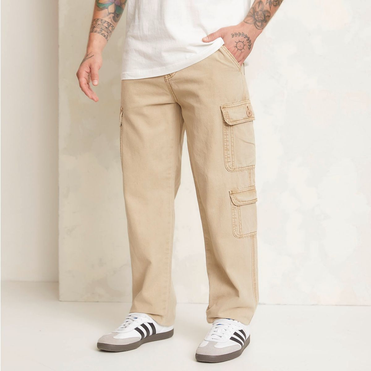 AMERICANINO - Pantalón Americanino Cargo Straight Fit Hombre Algodón