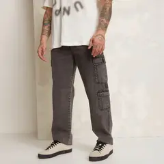 AMERICANINO - Pantalón Cargo Algodón Fit Straight