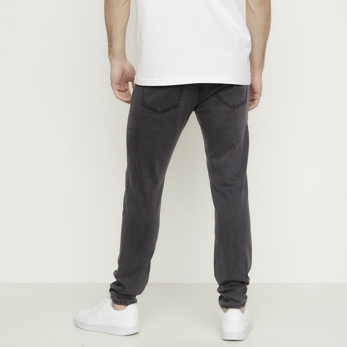 BEARCLIFF - Jeans Skinny Fit Bearcliff Hombre Algodón Tiro Regular