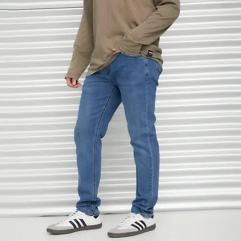 AMERICANINO - Jeans Skinny Fit Tiro Medio Hombre Denim