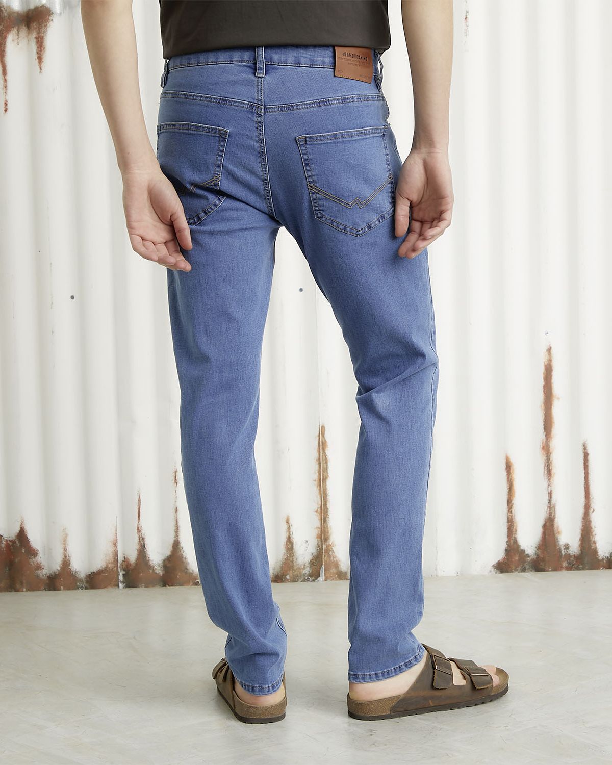 Jeans Americanino Skinny Fit Tiro Medio Hombre Denim Americanino