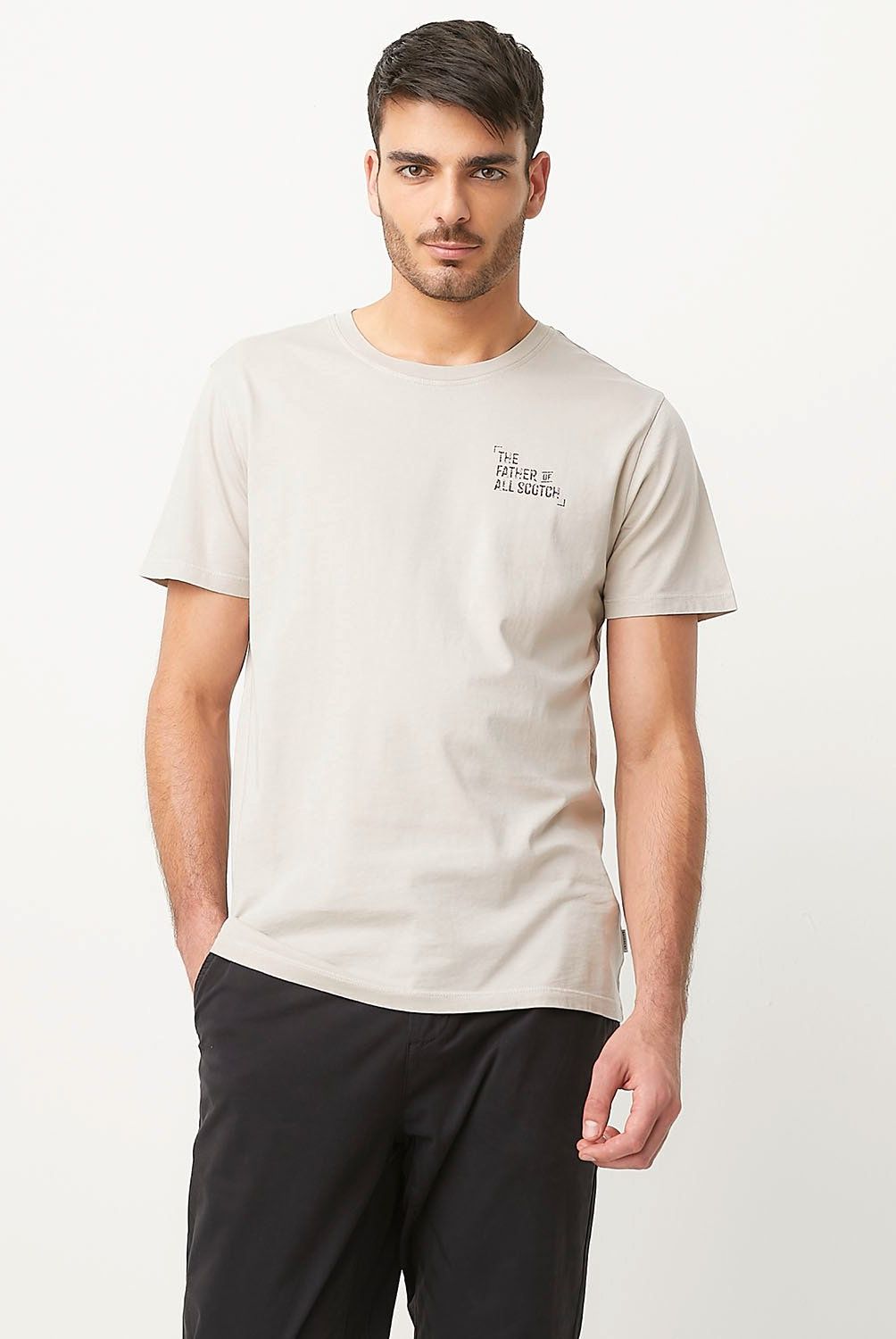 BASEMENT - Polera Manga Corta Algodón Basement Hombre