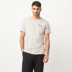 BASEMENT - Polera Manga Corta Algodón Hombre