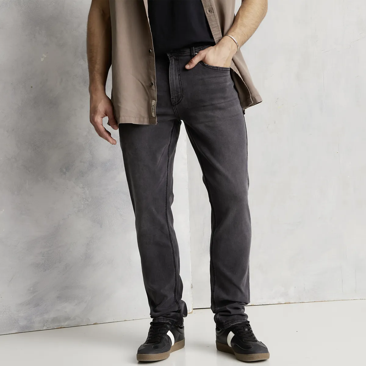 AMERICANINO - Jeans Slim Americanino Hombre Algodón Casual