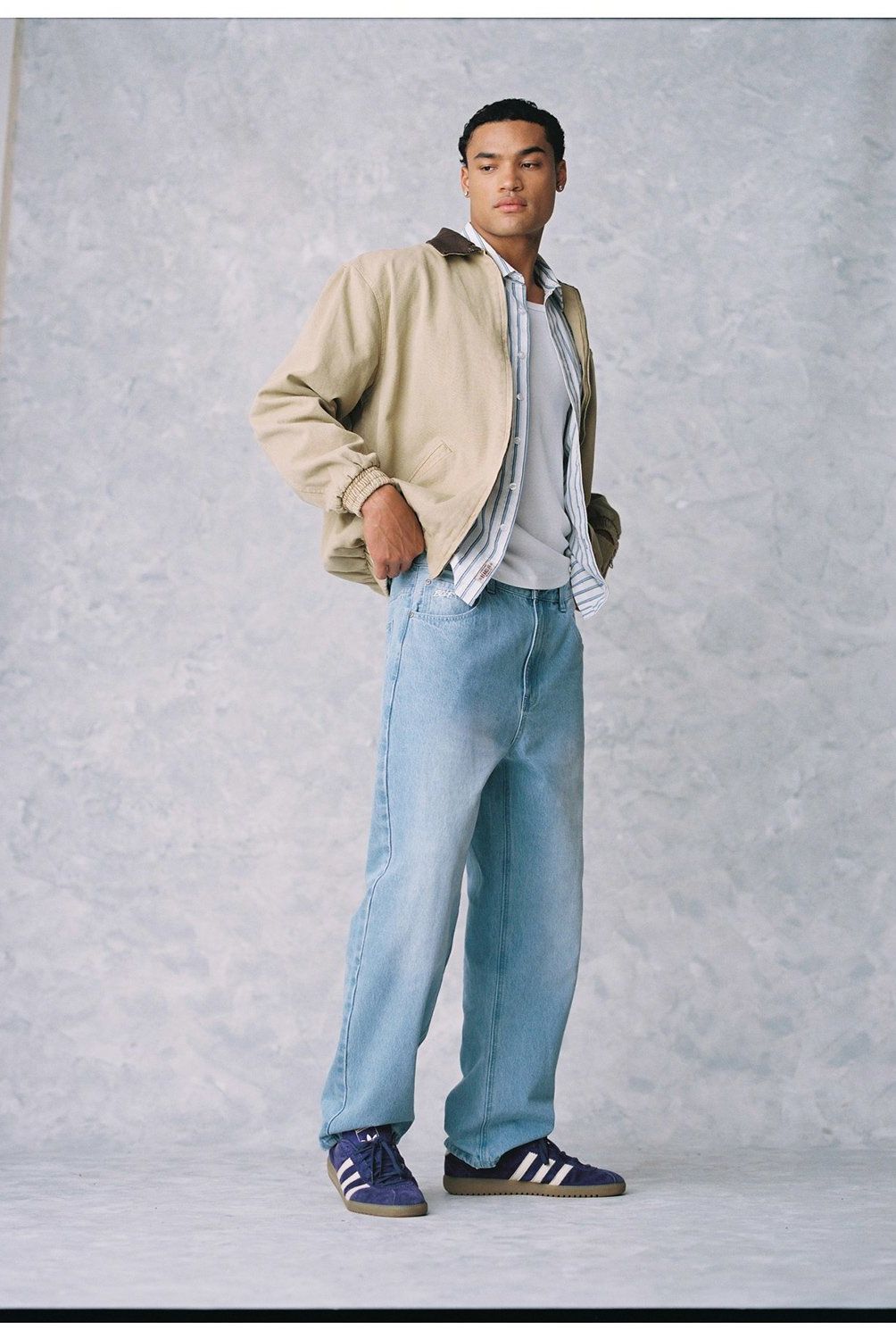 BEARCLIFF - Jeans Baggy Hombre Bearcliff