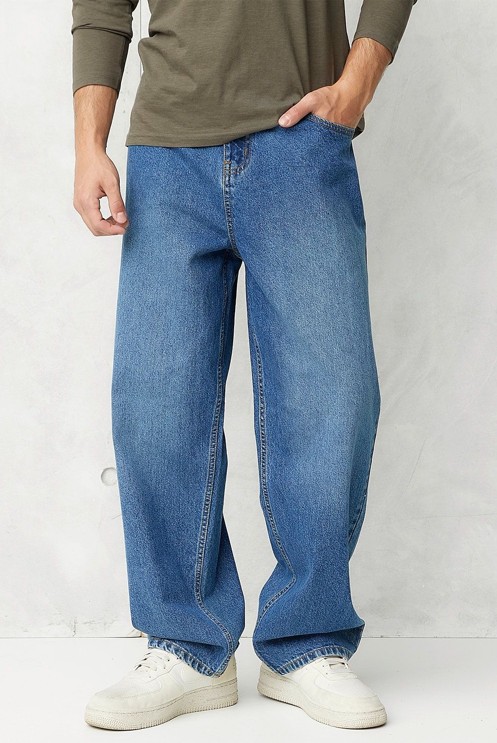 BEARCLIFF - Jeans Baggy Hombre Bearcliff