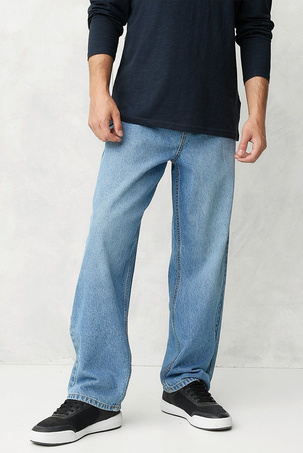 BEARCLIFF - Jeans Baggy Hombre Bearcliff