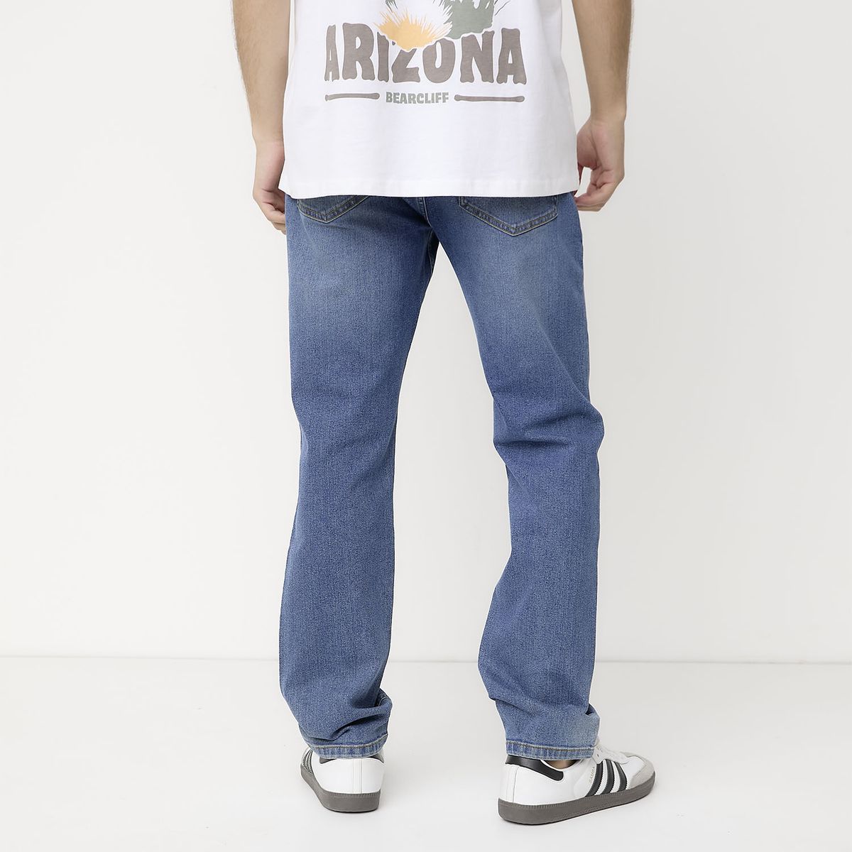 BEARCLIFF - Jeans Slim Fit Bearcliff Algodón Hombre Estilo Urbano