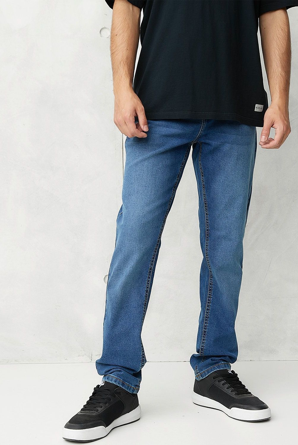 BEARCLIFF - Jeans Skinny Bearcliff Algodón Hombre Estilo Urbano