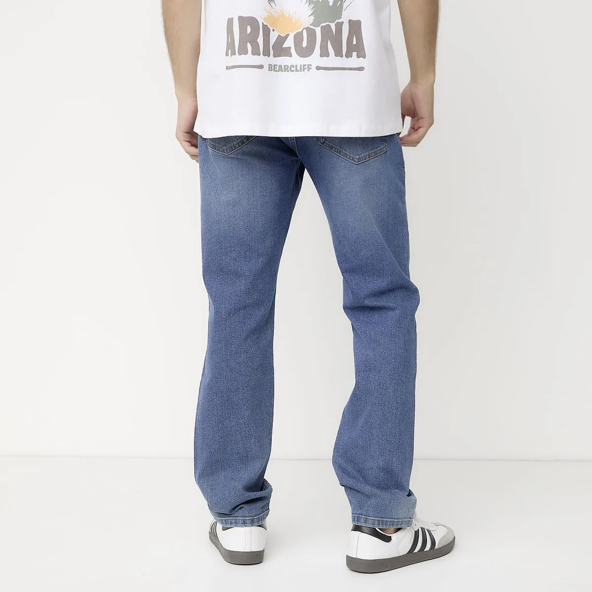 BEARCLIFF - Jeans Slim Fit Bearcliff Algodón Hombre Estilo Urbano