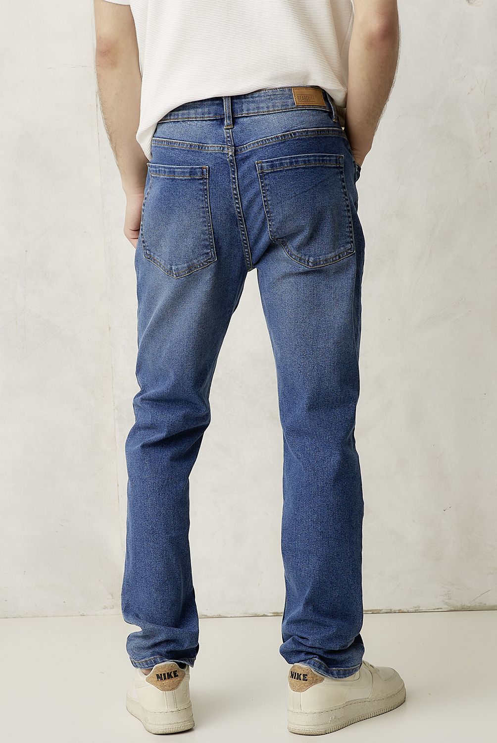BEARCLIFF - Jeans Skinny Bearcliff Algodón Hombre Estilo Urbano