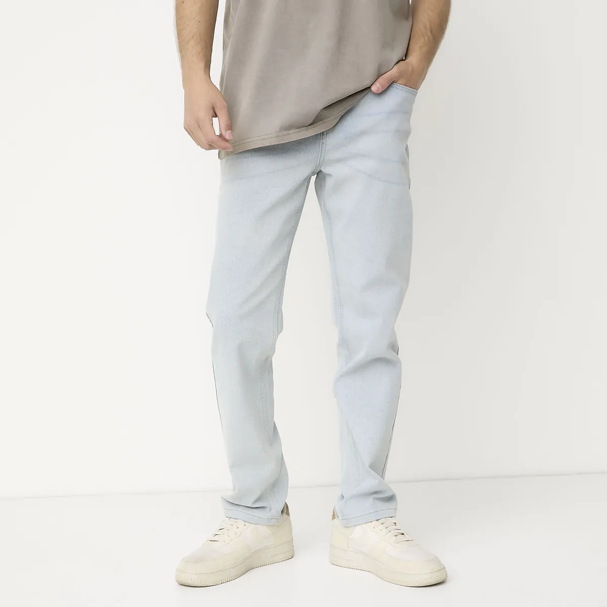 BEARCLIFF - Jeans Slim Fit Bearcliff Algodón Hombre Estilo Urbano