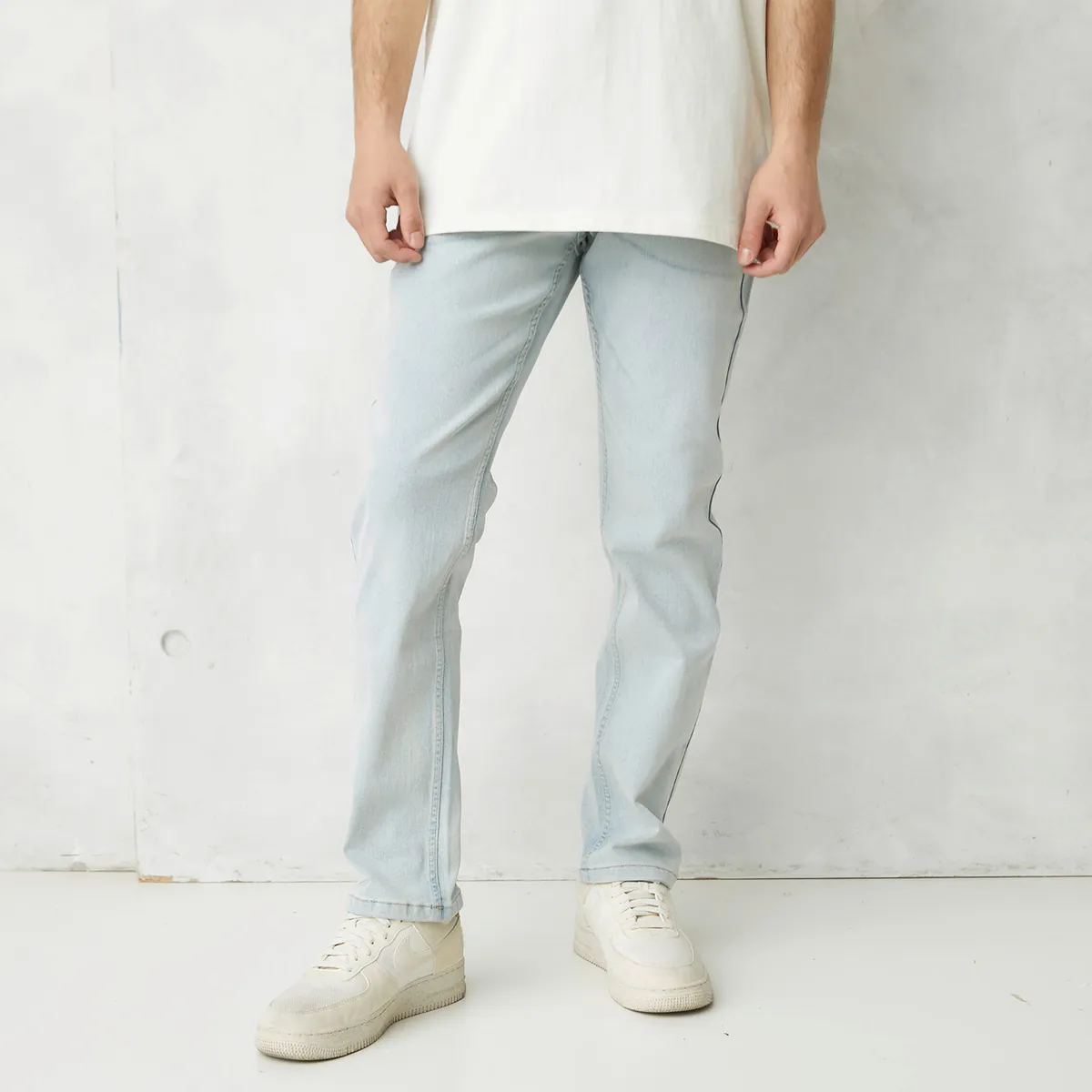 BEARCLIFF - Jeans Skinny Bearcliff Algodón Hombre Estilo Urbano