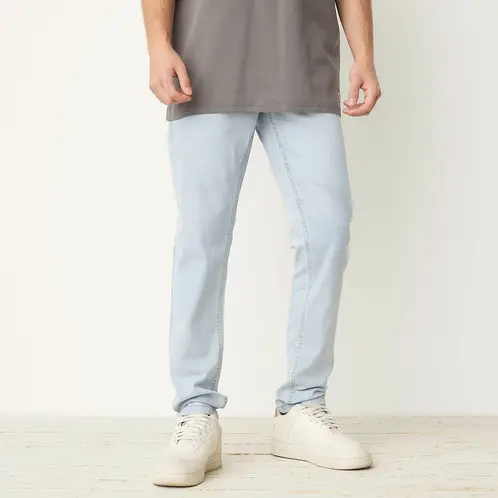BEARCLIFF - Jeans Skinny Algodón Hombre Estilo Urbano