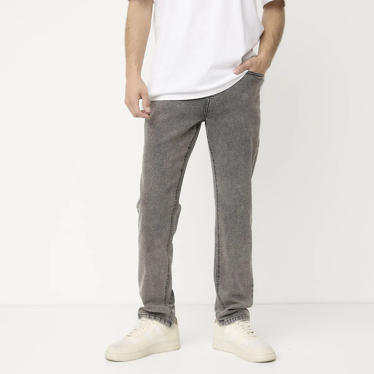 BEARCLIFF - Jeans Slim Fit Bearcliff Algodón Hombre Estilo Urbano