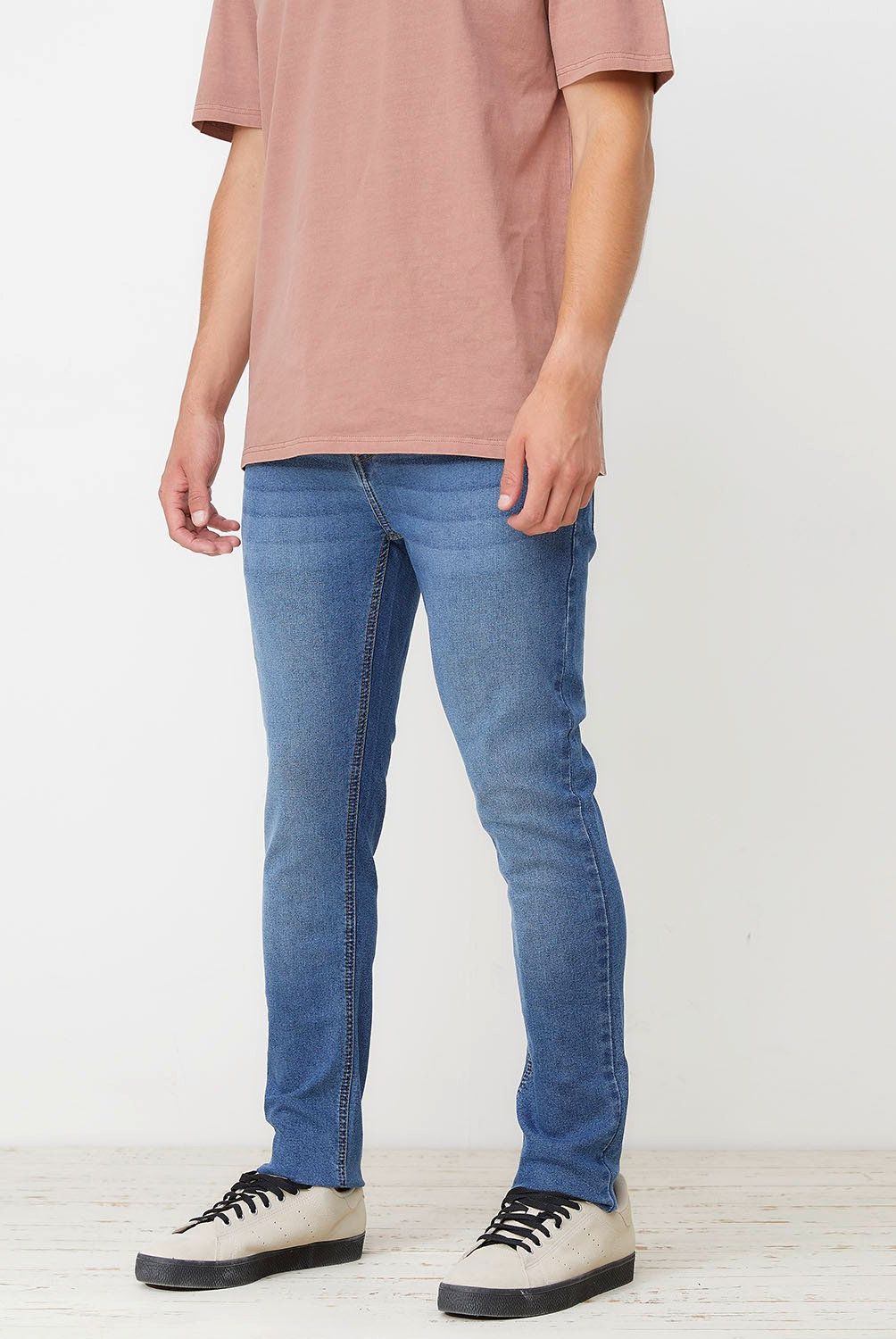 BEARCLIFF - Jeans Bearcliff Super Skinny Fit Hombre Algodón Stretch