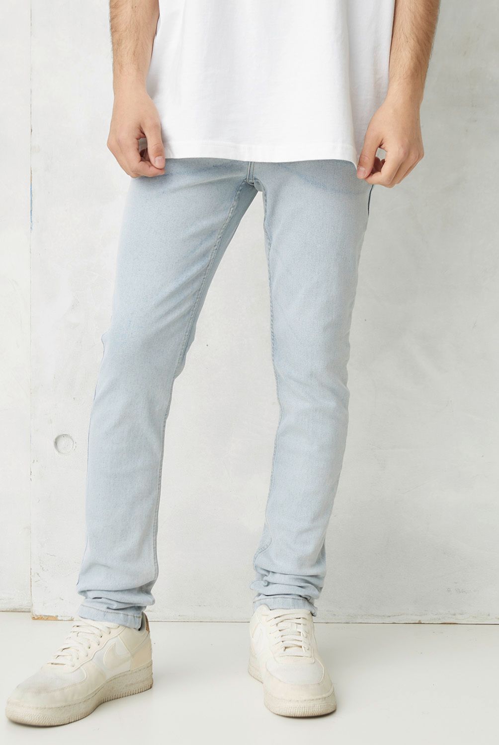 BEARCLIFF - Jeans Bearcliff Super Skinny Fit Hombre Algodón Stretch