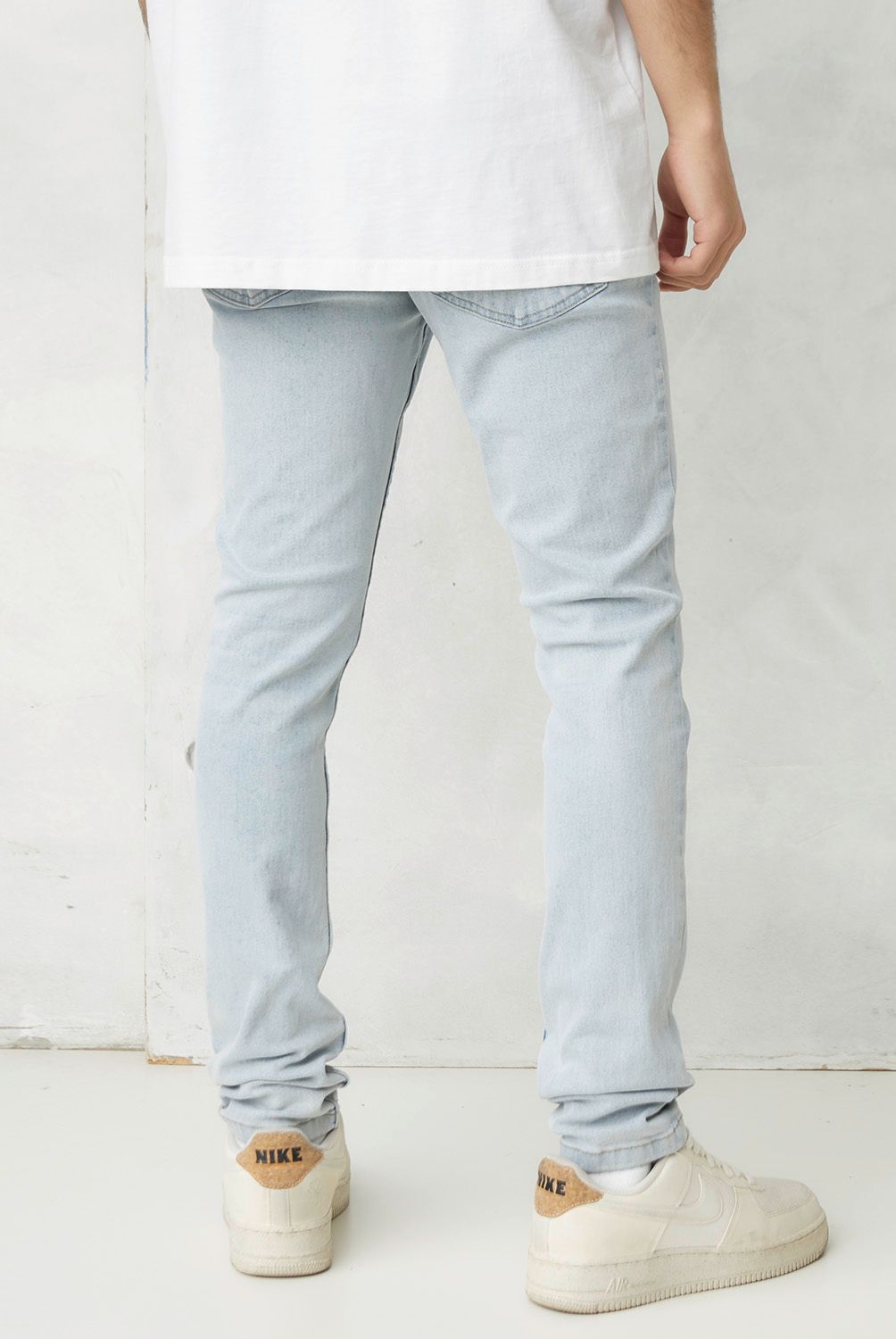 BEARCLIFF - Jeans Bearcliff Super Skinny Fit Hombre Algodón Stretch