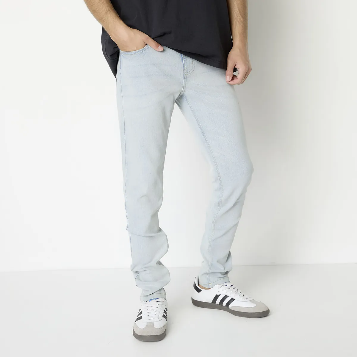 BEARCLIFF - Jeans Bearcliff Super Skinny Fit Hombre Algodón Stretch