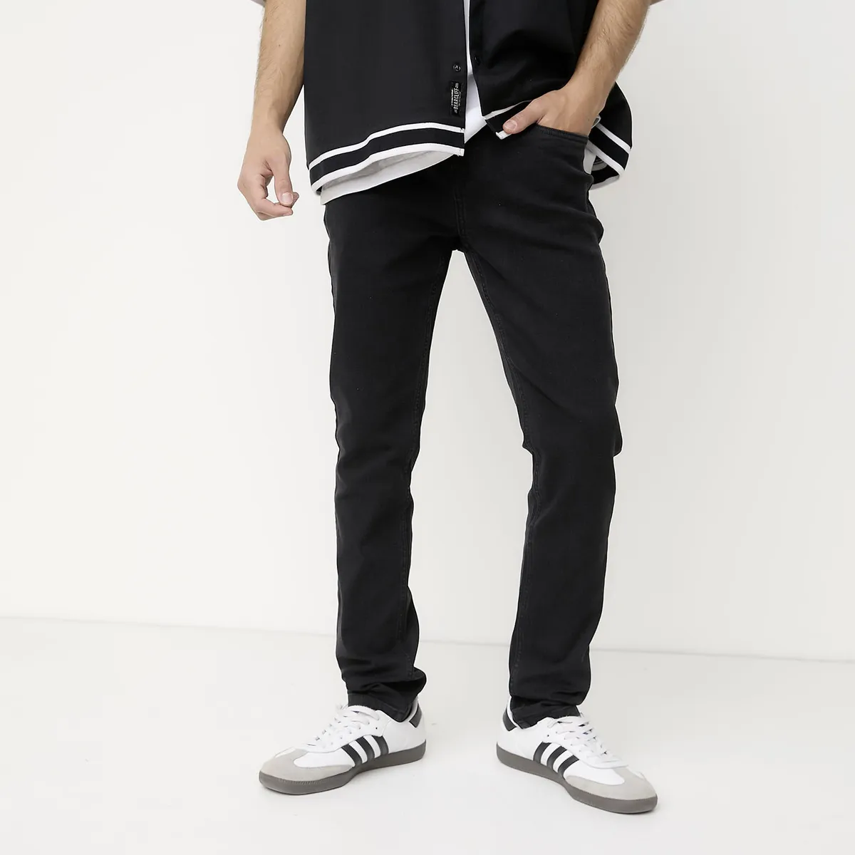 BEARCLIFF - Jeans Bearcliff Super Skinny Fit Hombre Algodón Stretch