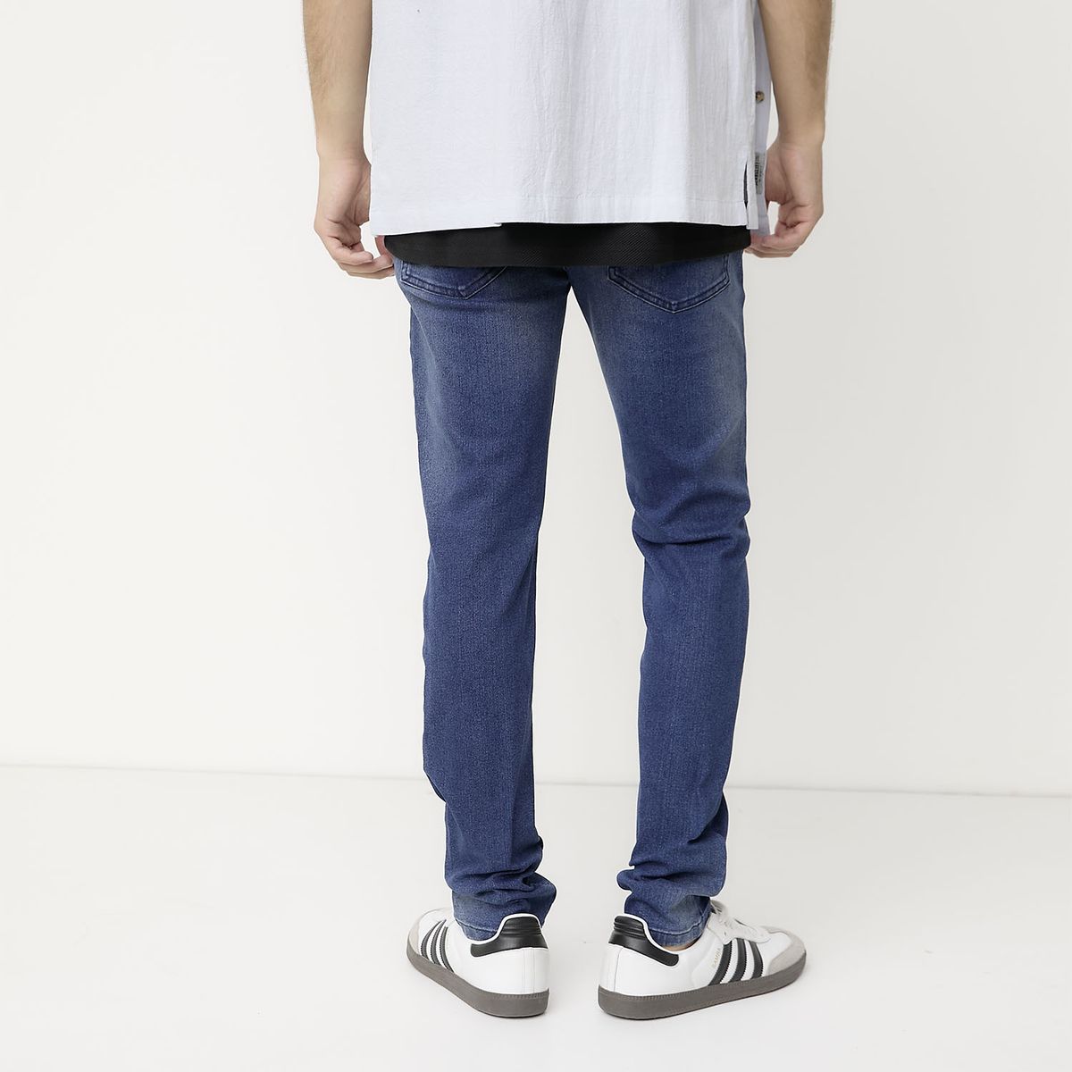 BEARCLIFF - Jeans Bearcliff Super Skinny Fit Hombre Algodón Stretch