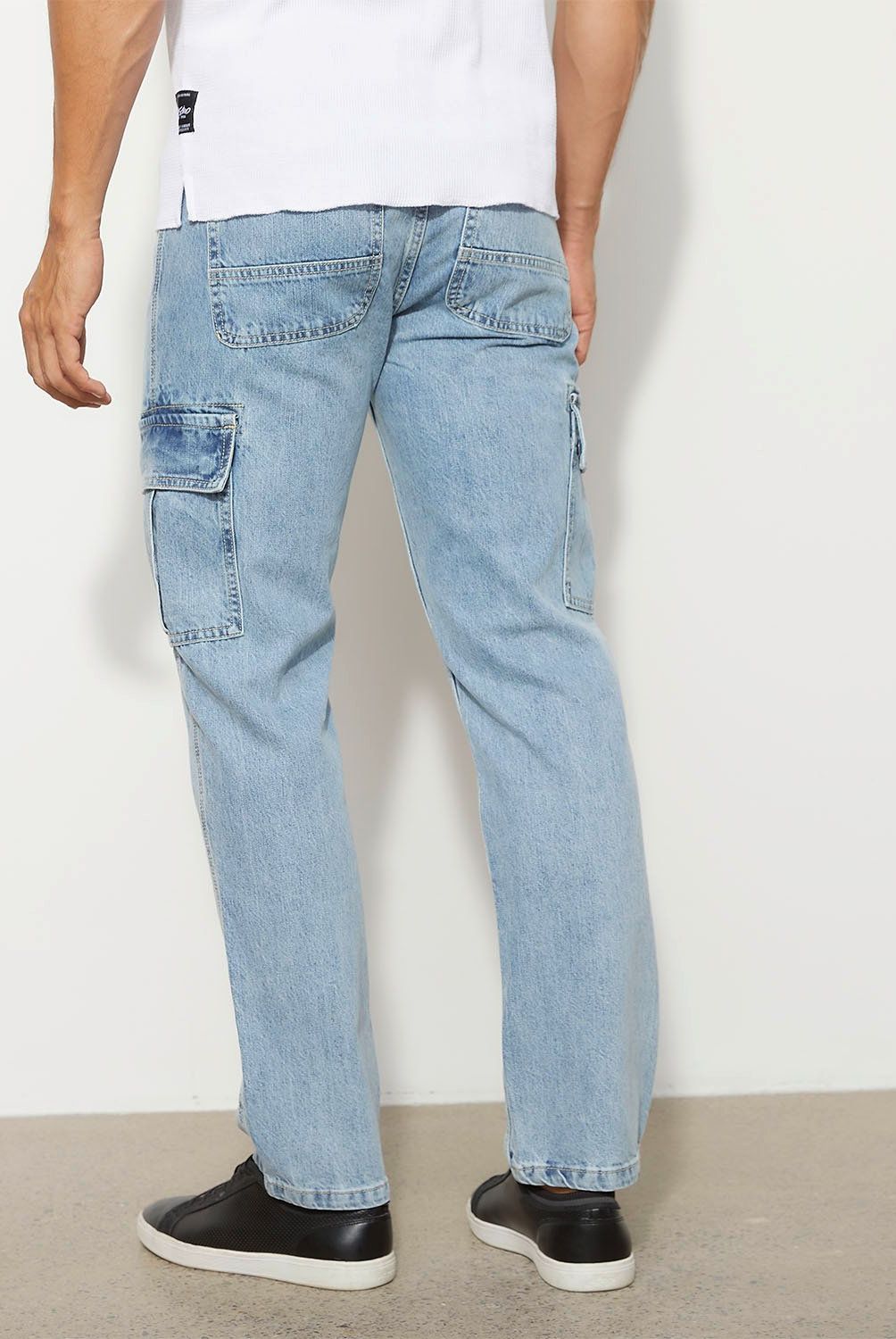 MOSSIMO - Jeans Cargo Straight Hombre Mossimo