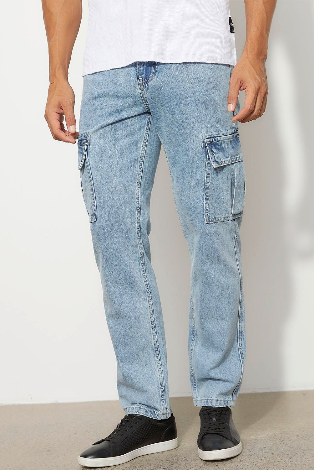 MOSSIMO - Jeans Cargo Straight Hombre Mossimo