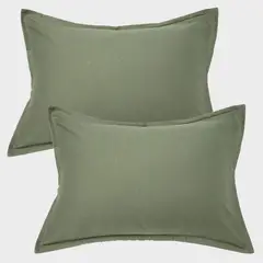 BASEMENT HOME - Set de 2 Fundas de Almohada Lino