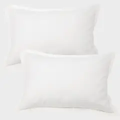 BASEMENT HOME - Set de 2 Fundas de Almohadas Lino